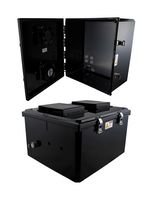 L-COM NBBPC181610-1HF-1 Plastic Enclosure, 120 VAC Mnt Plate, Outdoor / Weatherproof, Polycarbonate, 480.06 mm, 426.72 mm