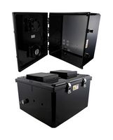 L-COM NBBPC181610-1HFS Plastic Enclosure, 120 VAC Mnt Plate, Outdoor / Weatherproof, Polycarbonate, 480.06 mm, 426.72 mm