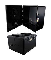 L-COM NBBPC181610-10F Plastic Enclosure, 120 VAC Mnt Plate, Outdoor / Weatherproof, Polycarbonate, 480.06 mm, 426.72 mm