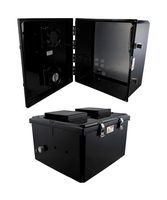L-COM NBBPC181610-10F-1 Plastic Enclosure, 120 VAC Mnt Plate, Outdoor / Weatherproof, Polycarbonate, 480.06 mm, 426.72 mm