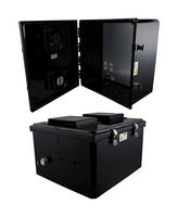 L-COM NBBPC181610-10FS Plastic Enclosure, 120 VAC Mnt Plate, Outdoor / Weatherproof, Polycarbonate, 480.06 mm, 426.72 mm