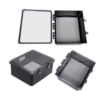 L-COM NBBWPC141206-KIT01 Plastic Enclosure, Clear Lid, Outdoor / Weatherproof, Polycarbonate, 370.84 mm, 320.04 mm