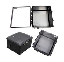 L-COM NBBWPC181610-100 Plastic Enclosure, 120 VAC, Outdoor / Weatherproof, Polycarbonate, 480.06 mm, 426.72 mm, 287.02 mm