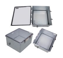 L-COM NBWPC181610-E00 Plastic Enclosure, 120-240VAC, Outdoor / Weatherproof, Polycarbonate, 480.06 mm, 426.72 mm
