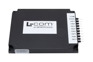 L-COM PCWAD-8F327-19N3 Passive CWDW, Field Cassette Demux, 8CH, 1635nm, 3dB Insertion Loss, 45dB Return Loss