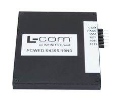 L-COM PCWED-04355-19N3 Passive CWDW, Rugged Cassette E Demux, 4CH, 1635nm, 2dB Insertion Loss, 45dB Return Loss