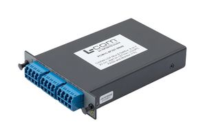 L-COM PCW1C-8F327-NN46 Passive CWDW, Single LGX Mux/Demux, 8 CH, 1635nm, 3dB Insertion Loss, 45dB Return Loss