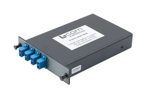 L-COM PCW1D-04347-NN46 Passive CWDW, Single LGX Demux, 4 CH, 1635nm, 2dB Insertion Loss, 45dB Return Loss
