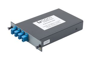 L-COM PCW1D-04355-NN46 Passive CWDW, Single LGX Demux, 4 CH, 1635nm, 2dB Insertion Loss, 45dB Return Loss