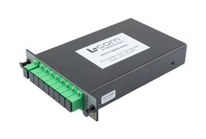 L-COM PPS1P-08BSS-NN5N Divisor de Circuito de Onda de Luz (PLC) Plano, 1 x 8, Monomodo, 1260nm a 1650nm