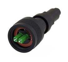L-COM RLRB121LP02E Fiber Optic Connector, LC Duplex, Singlemode, Thermoplastic Body