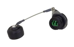 L-COM RLRK121LC02E Fiber Optic Connector, Green, LC Duplex, Multimode, Thermoplastic Body