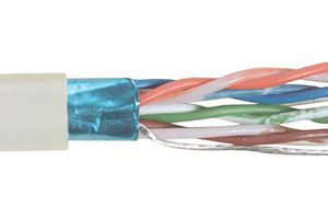 L-COM TFC2004-500 Networking Cable, Shielded, Cat5e, 26 AWG, 500 ft, 152.4 m