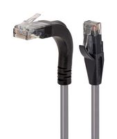 L-COM TRD695RA15GRY-7 Cable Ethernet, Cat6, RJ45 90° Macho a RJ45 Macho, UTP (par trenzado sin blindaje), Gris, 2.1 m