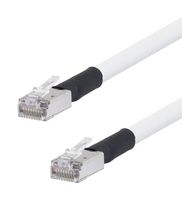 L-COM TRD695SPL-40 Ethernet Cable, Cat6, RJ45 Plug to RJ45 Plug, FUTP (Foiled Unshielded Twisted Pair), White
