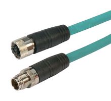 m　0605 TRG626-T6T-05M L-COM, Sensor Cable, X Coded, M12 Plug | Newark