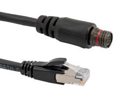 L-COM TRG677-MFC-10F Sensor Cable, Mighty Mouse Receptacle, RJ45 Plug, 3.05 m, 10 ft, TRG677-MFC Series