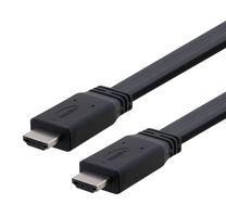 L-COM VHA00016-05M Audio / Video Cable Assembly, HDMI Plug, HDMI Plug, 19.7 ", 500 mm, Black, VHA00016 Series