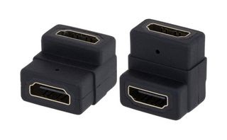 L-COM VHC00007 ADAPTOR, 19P HDMI RCPT-R/A RCPT