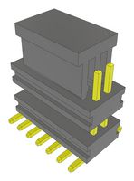 SAMTEC MW-07-03-L-D-175-075-P-FR Stacking Board Connector, Flex Stack MW Series, 14 Contacts, 1 mm, Pin Header, Solder, 2 Rows