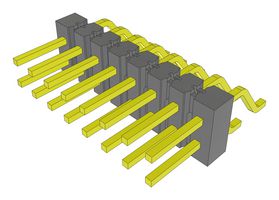 SAMTEC TSM-108-01-S-DH-FR .100" SURFACE MOUNT TERMINAL STRIP ROHS COMPLIANT: YES