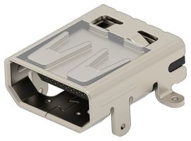 TE CONNECTIVITY 2494821-1 HDMI Connector, HDMI, D Type, 19 Contacts, Receptacle, PCB Mount