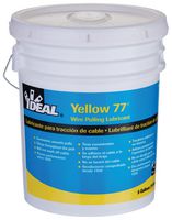 IDEAL 31-355 Lubricant, Pail, Wax, 5 Gallon, Yellow 77 Series
