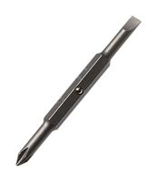 IDEAL 35-911 Replacement Bit, 1/4" Slotted, #2 Philips, Twist-A-Nut Series