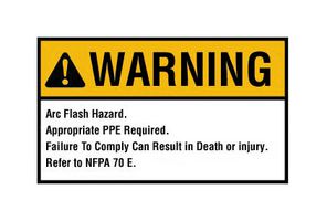 IDEAL 44-892 Label, Warning, 88.9 mm, 127 mm, Polyester Adhesive, NEC Arc Flash Warning