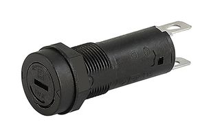 SCHURTER 0031.3903 Fuseholder, Cartridge, Quick Connect, 1 Fuses, 6.3A, 250VAC, 5mm x 20mm