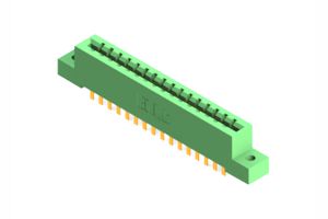 EDAC 337-032-500-202 Card Edge Connector, Dual Side, 1.57 mm, 32 Contacts, Panel Mount, Straight