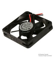 VISHAY 015-2-11 DC Axial Fan, Brushless Motor, 5 V, Square, 50 mm, 10 mm, Sleeve Bearing, 11 CFM