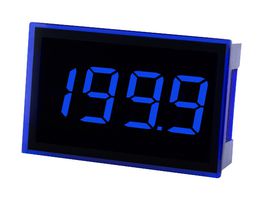 LASCAR SP 300-BLUE LCD Module, 3.5 Digit, 0.37", DC Voltage, 200 mVDC, DPM Series