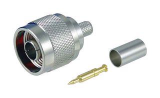 L-COM ANM-1508 RF / Coaxial Connector, N Coaxial, Straight Plug, Crimp, 50 ohm