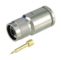 L-COM ANM-2602 RF / Coaxial Connector, N Coaxial, Straight Plug, Clamp, 50 ohm, CA-600, LMR-600, WBC-600, Brass