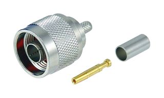 L-COM ARNP-1700 RF / Coaxial Connector, N RP Coaxial, Straight Plug, Crimp, 50 ohm