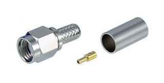 L-COM ARSP-1202 Conector Coaxial / RF, SMA RP Coaxial, Macho Recto, Crimpado, 50 ohm