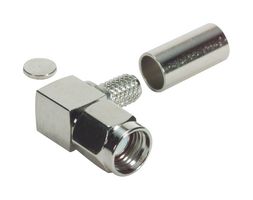 L-COM ARSP-1702 RF / Coaxial Connector, SMA RP Coaxial, Right Angle Plug, Crimp, 50 ohm