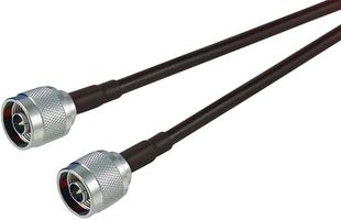 L-COM CA-NMNMA004 RF / Coaxial Cable Assembly, 4 ft, 1.22 m, CA-195, N Type Plug, N Type Plug, 50 ohm