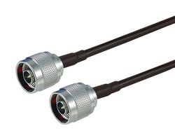 L-COM CA-NMNMA010 RF / Coaxial Cable Assembly, 10 ft, 3.048 m, CA-195, N Type Plug, N Type Plug, 50 ohm
