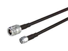 L-COM CA-SMNFA002 RF / Coaxial Cable Assembly, 2 ft, 609.6 mm, CA-195, SMA Plug, N Type Jack, 50 ohm