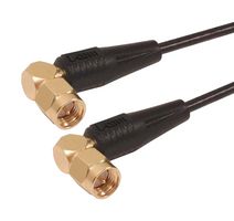 L-COM CC174S-5HR2 RF / Coaxial Cable Assembly, 5 ft, 1.5 m, RG174/U, SMA Right Angle Plug, SMA Right Angle Plug