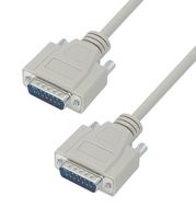 L-COM CSMN15MM-1 Cable de Computadora, Conector D-Sub Macho de 15 Posiciones