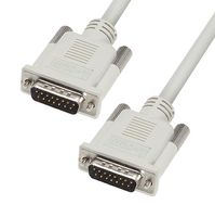 L-COM CS2N15MM-1 Cable de Computadora, Conector D-Sub Macho de 15 Posiciones