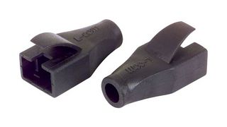 L-COM MPC45D50-BLK Connector Accessory, Shark Fin Style, 5mm, Black, Snagless Boot