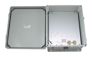 L-COM NB121005-100 Plastic Enclosure, Wall Mount, Polyester (PET), Glass Fibre Reinforced, 338.3 mm, 287.5 mm