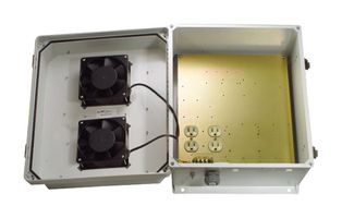 L-COM NB141207-10FSD Plastic Enclosure, Wall Mount, Polyester (PET), Glass Fibre Reinforced, 393.7 mm, 342.9 mm