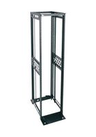 L-COM R4CN-4530B Open Frame Rack Cage, 4 Post, Steel, Black, 45U, 30" D, R4CN Series
