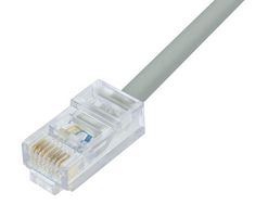 L-COM TRD450CR-40 Ethernet Cable, Cat5e, RJ45 Plug to RJ45 Plug, UTP (Unshielded Twisted Pair), Gray, 12.2 m, 40 ft