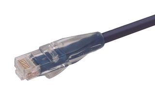 L-COM TRD695BL-30 Ethernet Cable, Cat6, RJ45 Plug to RJ45 Plug, UTP (Unshielded Twisted Pair), Blue, 9.1 m, 30 ft